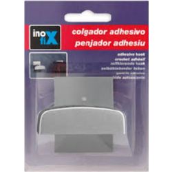 COLGADOR ADHESIVO CROMADO MATE MOD. 2048 INOFIX