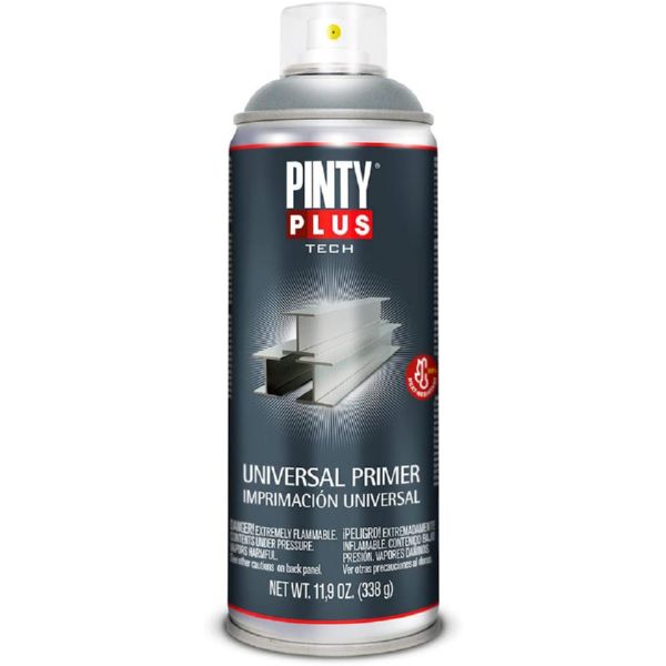 Imprimación Férrica Pinty Plus gris spray 520 cc  gris I113