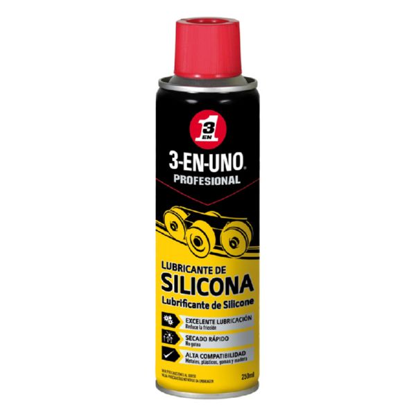 LUBRICANTE DE SILICONA 3EN1 250 ML