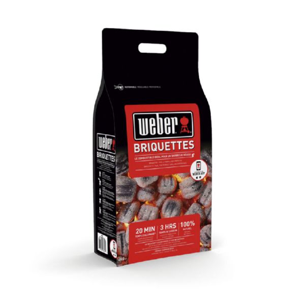 SACO BRIQUETAS 4 KG. WEBER