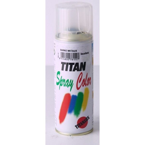 SPRAY BARNIZ METAL 200ml. TITAN